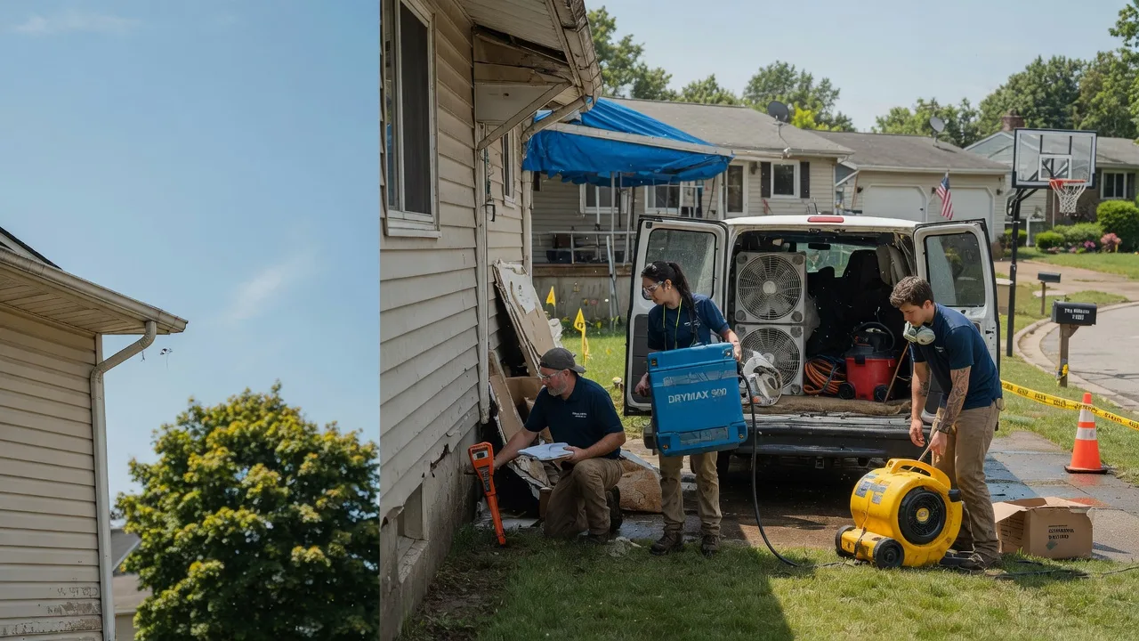 Ceiling Leak Cleanup in Wixom, MI near me