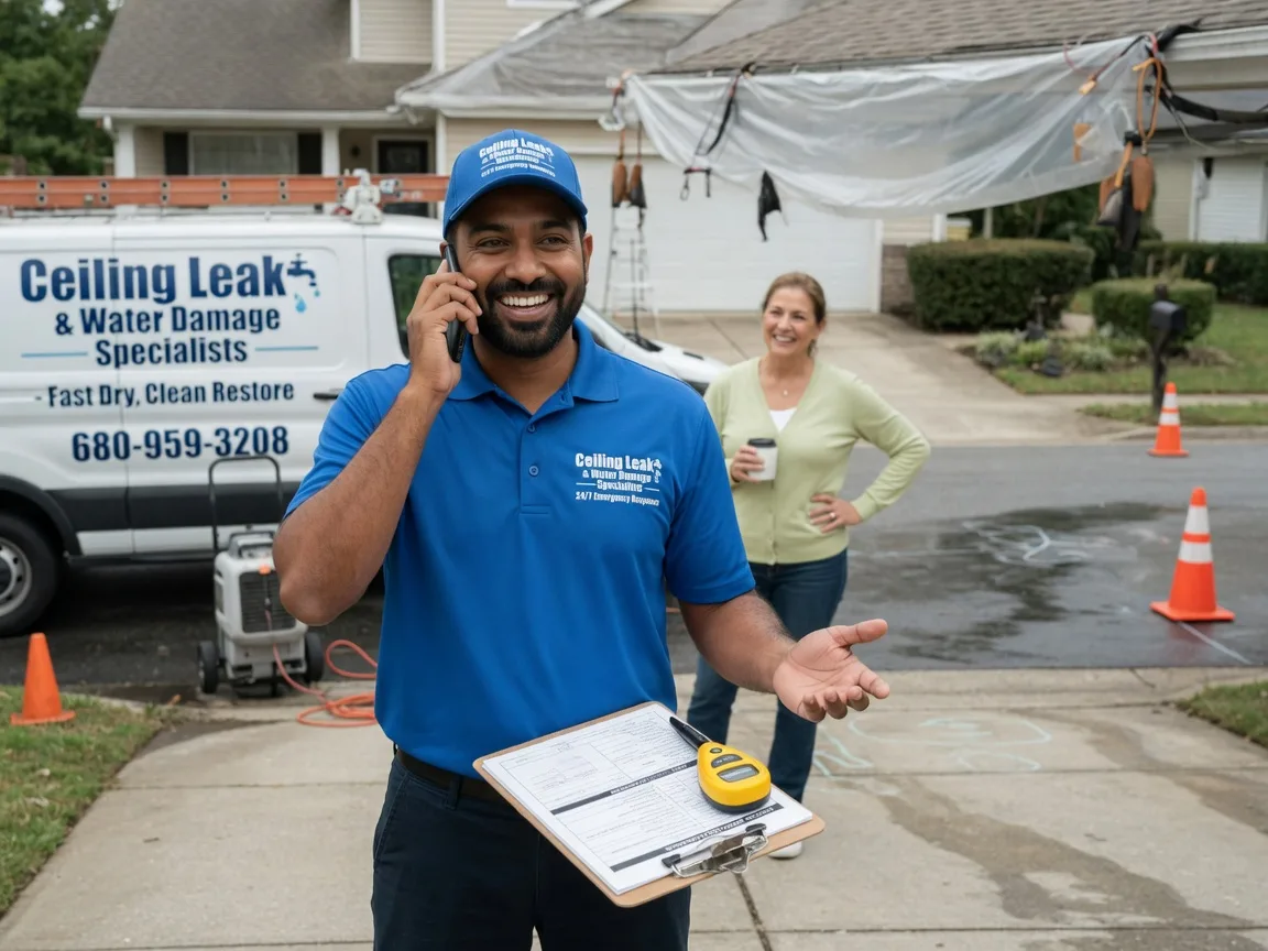 Ceiling Leak Cleanup Wixom, MI FAQs